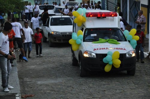 Uma ambulância zero foi entregue a Itati, para atender aos deslocamentos de pessoas doentes do distrito