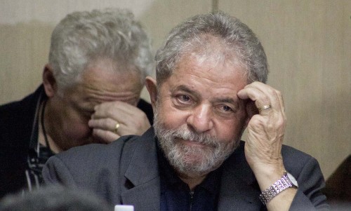 Ex Presidente Lula durante semin·rio em S„o Paulo